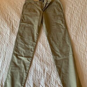 Hollister Olive Skinny Chino Pants